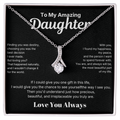 Alluring Beauty Necklace - To My Amazing Daughter