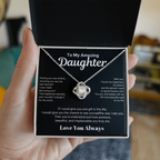 Love Knot Necklace - To My Amazing Daughter