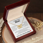 Interlocking Hearts Necklace - To My Amazing mom
