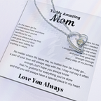 To My Amazing Mom - Love Necklace