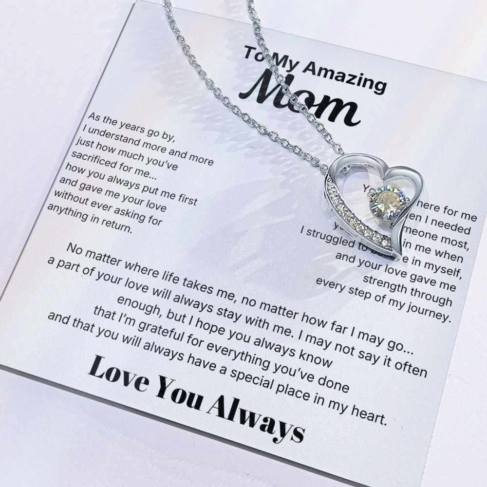 To My Amazing Mom - Love Necklace